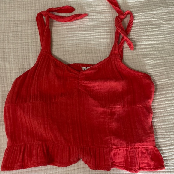 Roxy Tops - Roxy Linen Babydoll Tank